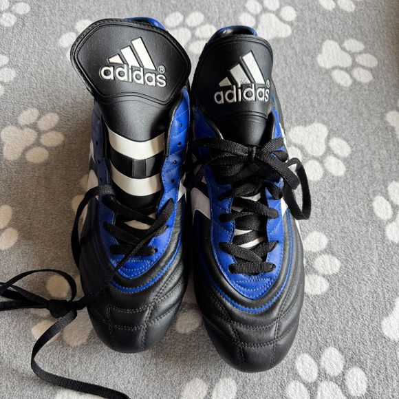 Vintage Adidas Cleats Men's 11.5 Soccer Football Leather 1999 - Picture 3 of 12